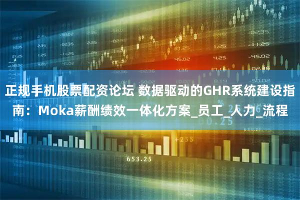 正规手机股票配资论坛 数据驱动的GHR系统建设指南：Moka薪酬绩效一体化方案_员工_人力_流程